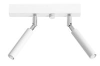 Industrialna LAMPA sufitowa SL.0903 regulowana OPRAWA metalowe tuby białe