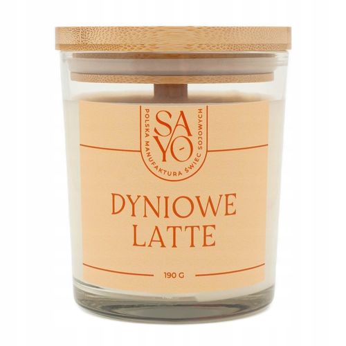 DYNIOWE LATTE PUMPKIN SPICE ŚWIECA SOJOWA DYNIA ŚWIECZKA ZAPACHOWA na Arena.pl