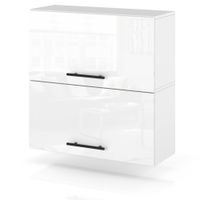 Szafka Kuchenna Wisząca Klapowa Modułowa 60cm Spremium Biały Połysk