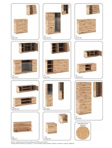 MEBLOŚCIANKA ELIZA SYSTEM E na Arena.pl