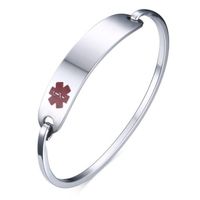 Bransoletka MEDYCZNA BANGLA z Twoim GRAWEREM