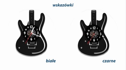 Zegar ścienny z płyty winylowej Gitara 88.2 na Arena.pl