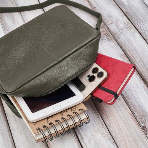 torebka damska skórzana na ramię zielona pojemna paolo peruzzi e-30-gre na Arena.pl