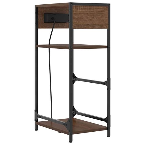 Szafka Nocna z szufladą Brązowy dąb 40 x 27 x 76 cm na Arena.pl