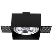 Wpust LAMPA sufitowa MOD PLUS 9404 Nowodvorski metalowa OPRAWA kwadratowa podtynkowa czarna