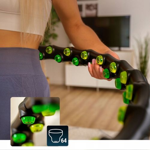 Hula hop z kulkami odchudzające wyszczuplające z magnetycznymi wypustkami na Arena.pl