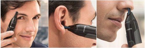 TRYMER GOLARKA PHILIPS DO NOSA BRWI USZU PHILIPS MASZYNKA DO GOLENIA + ETUI na Arena.pl