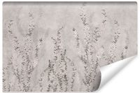 Fototapeta Do Salonu Beton Natura KWIATY Rośliny Abstrakcja 135cm x 90cm