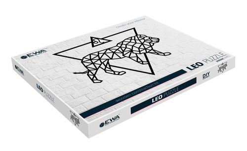 Ewa Drewniane Puzzle 3D - Dekoracja Ścienna Lew na Arena.pl