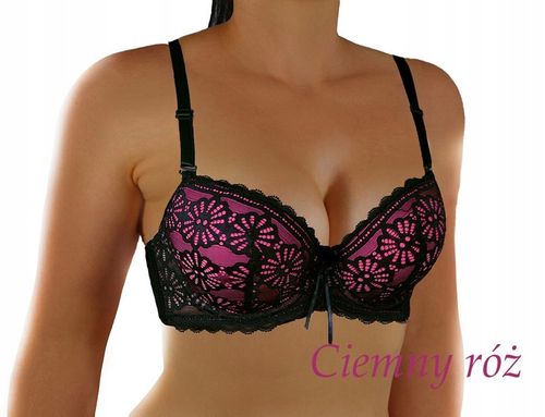 Koronkowy exclusive MAX PUSH UP B 75 Kolory na Arena.pl