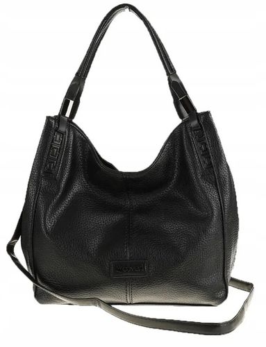 Torebka Damska listonoszka worek na ramię duża pojemna CWHS0581 Czarna na Arena.pl