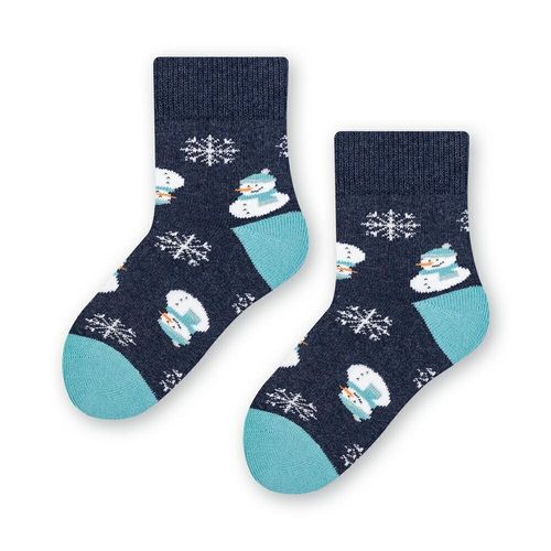 SKARPETY FROTTE ŚWIĄTECZNE 154 20-22 031 jeans/bałwan na Arena.pl