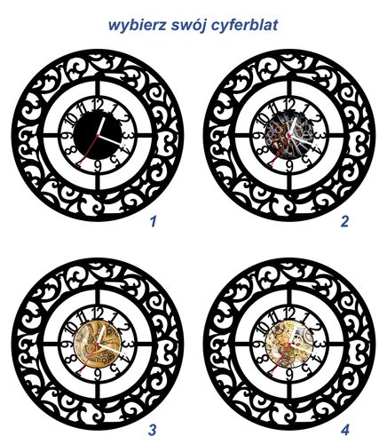 ZEGAR ŚCIENNY RETRO 58cm XXL 16.11 na Arena.pl