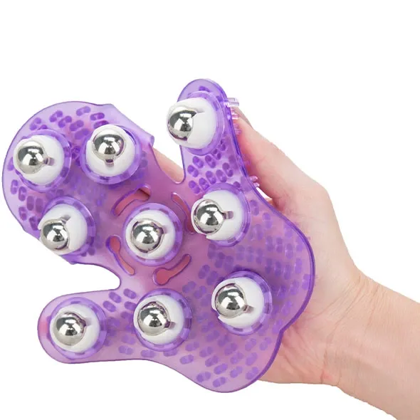 Masażer - PowerBullet Roller Balls Purple zdjęcie 1