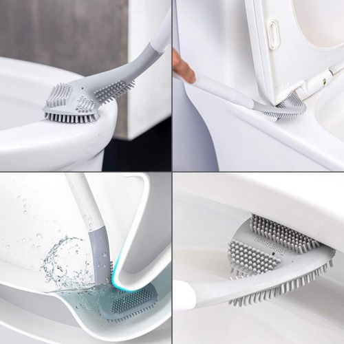 Szczotka do WC silikonowa Golf Biała na Arena.pl