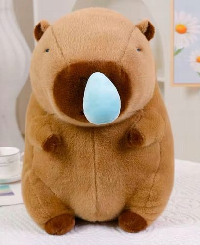 KAPIBARA ŚPIĄCA PLUSZAK ZABAWKA MASKOTKA PLUSZOWA PRZYTULANKA MIĘKKA 30CM na Arena.pl