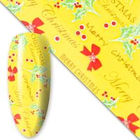 MollyNails Folia transferowa Christmas 100 cm Nr 28