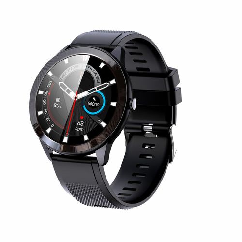 Smartwatch LEOTEC Wave Czarny IPS 200 mAh Bluetooth 5.0 1,28" na Arena.pl