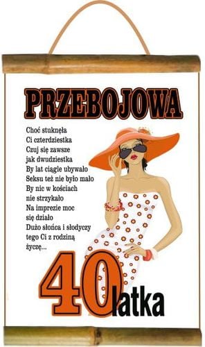 dyplom URODZINY ''40'' dla Pani na Arena.pl