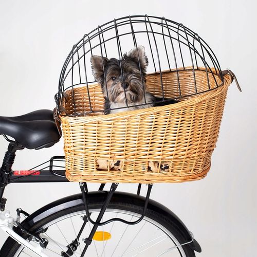 KOSZ ROWEROWY WIKLINOWY NA BAGAŻNIK TRANSPORTER TYLNY KOSZYK DLA PODUSZKA na Arena.pl