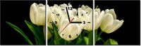 30 90CM OBRAZ 3 ELEM BIAŁE TULIPANY MARK FREETH ŚCIENNY PŁOTNO DRUK