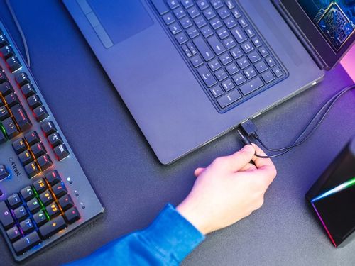 GŁOŚNIKI KOMPUTEROWE 2.0 USB 12W GAMINGOWE RGB na Arena.pl