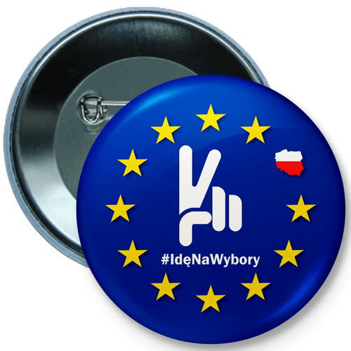 Button przypinka, pin Idę Na Wybory na Arena.pl