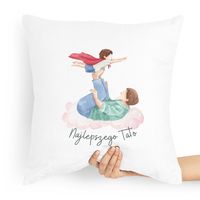 Poduszka Prezent Dla Taty Ojca Najlepszego Tato Z Nadrukiem Ze Zdjęciem