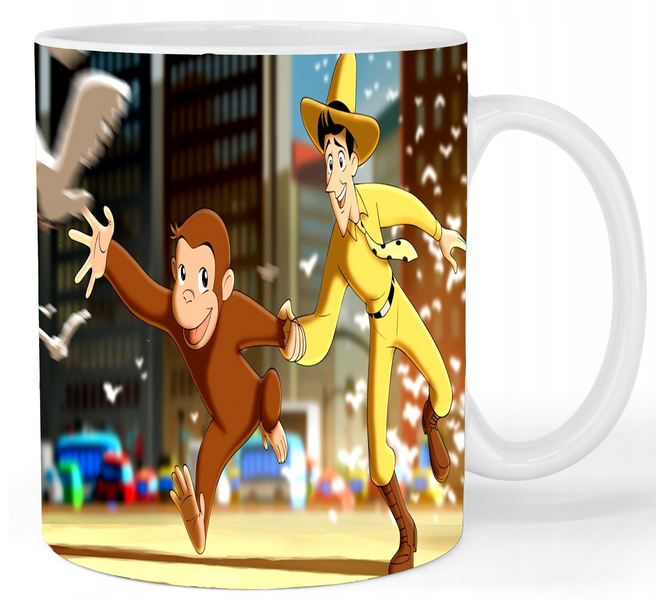 Kubek ceramiczny Ciekawski George zdjęcie 1