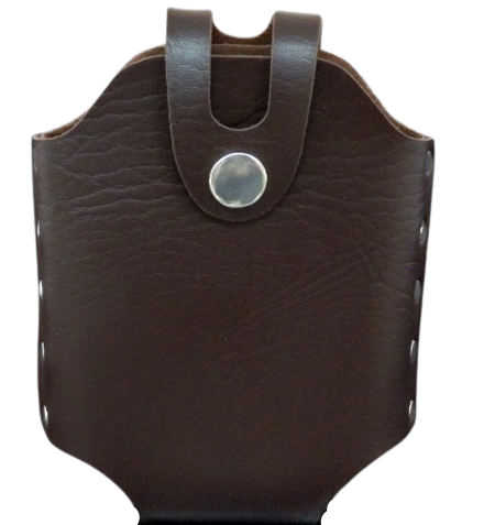 Etui na Piersiówkę 240ml Pokrowiec 8 OZ z Przypięciem do Paska - Brązowe na Arena.pl