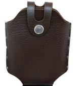 Etui na Piersiówkę 240ml Pokrowiec 8 OZ z Przypięciem do Paska - Brązowe