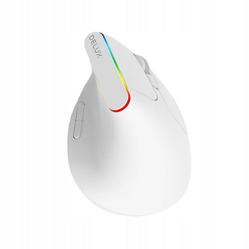 Bezprzewodowa Mysz Pionowa Delux M618c Ergonomiczna Myszka 2.4g Rgb 1600dpi na Arena.pl