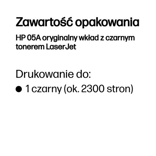 Toner HP P2055A/P2035 (CE505A) na Arena.pl