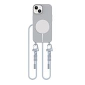 Etui Tech-Protect Magnecklace ze Smyczą TPU DO iPhone 14 Crayon Grey