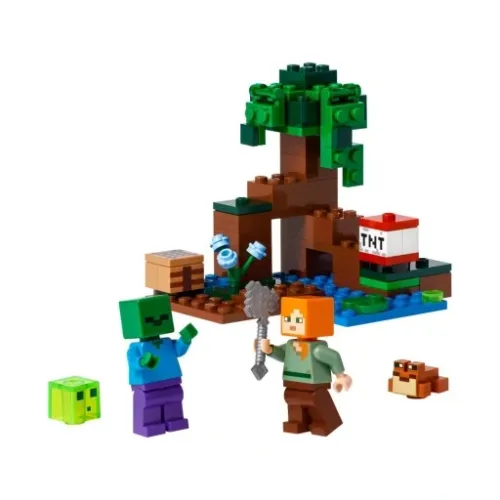 LEGO Minecraft - Przygoda na Mokradłach (21240) na Arena.pl