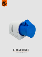 Gniazdo 32 A / 3 pin niebieskie