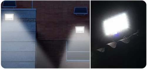 MOCNY NAŚWIETLACZ LED HALOGEN LAMPA SOLARNA ZEWNĘTRZNA IP67 100W 10.000lm na Arena.pl