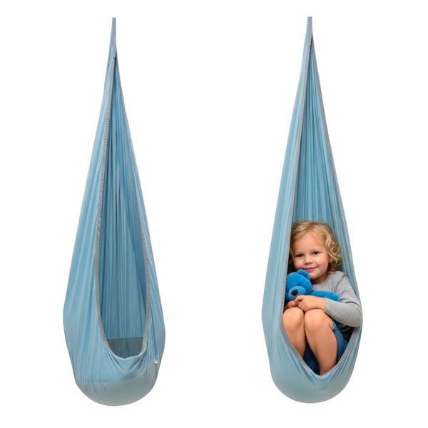 huśtawka kokon błękitny zdjęcie 1