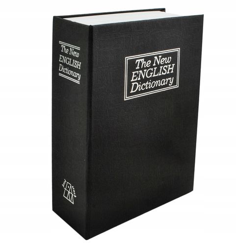 sejf - kasetka ukryta w książce 24x15,5x5,5cm na Arena.pl