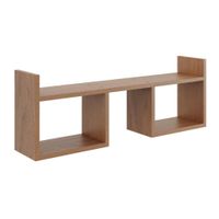 Półka wisząca, minimalistyczna, 90x18x32 cm, orzech, mat | TYLETEGOTU