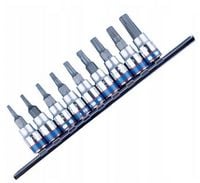 KOMPLET NASADEK BITÓW 1/4'' TORX 9 SZT T8-T40 2109PR KING TONY