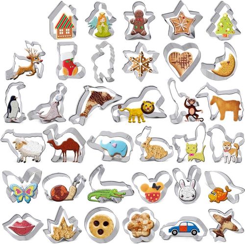 Foremeki do ciasteczek ze stali nierdzewnej 35szt na Arena.pl