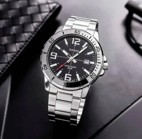 ZEGAREK MĘSKI CASIO MTP-VD01D-1BV + BOX na Arena.pl