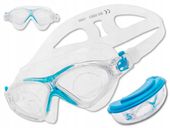 2X OKULARY OKULARKI DZIECIĘCE PŁYWANIA X-RAY + ETUI B