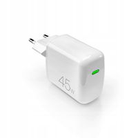 Ładowarka sieciowa Puro Super Mini 45W PD GaN USB-C Biała