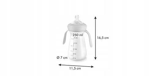 Butelka PAPU PAPI 250 ml, niebieska na Arena.pl