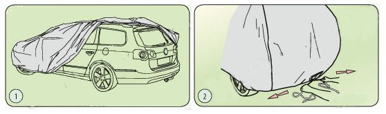 MEMBRANOWY pokrowiec na Mitsubishi Outlander od 2012 zdjęcie 4