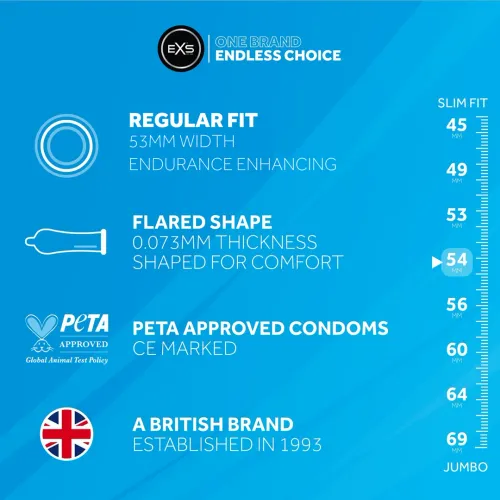 exs endurance delay 144 szt. prezerwatywy z systemem wydłużającym czas na Arena.pl
