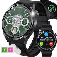 2 x ZEGAREK SMARTWATCH MĘSKI POMIAR CUKRU PL MENU ROZMOWY SPORT SMART WATCH