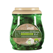 ECOMILL Kapsułki do prania 3w1 zielona herbata 50